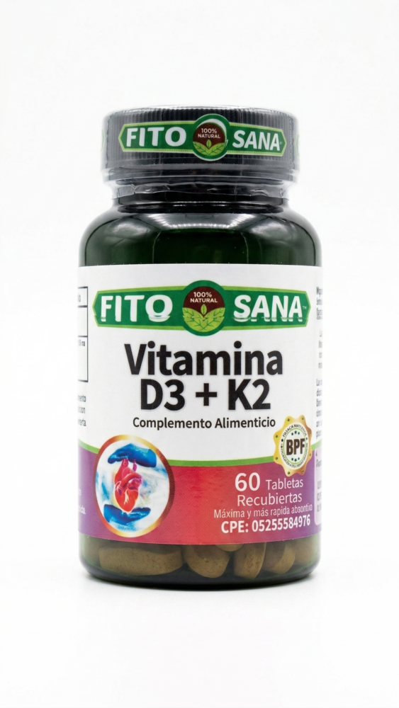 Vitamina D3 + K2 (Fitosana)