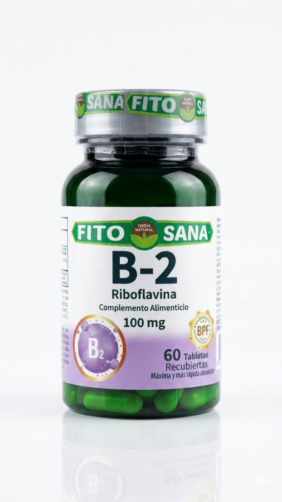 Vitamina B2 Riboflavina (Fitosana)