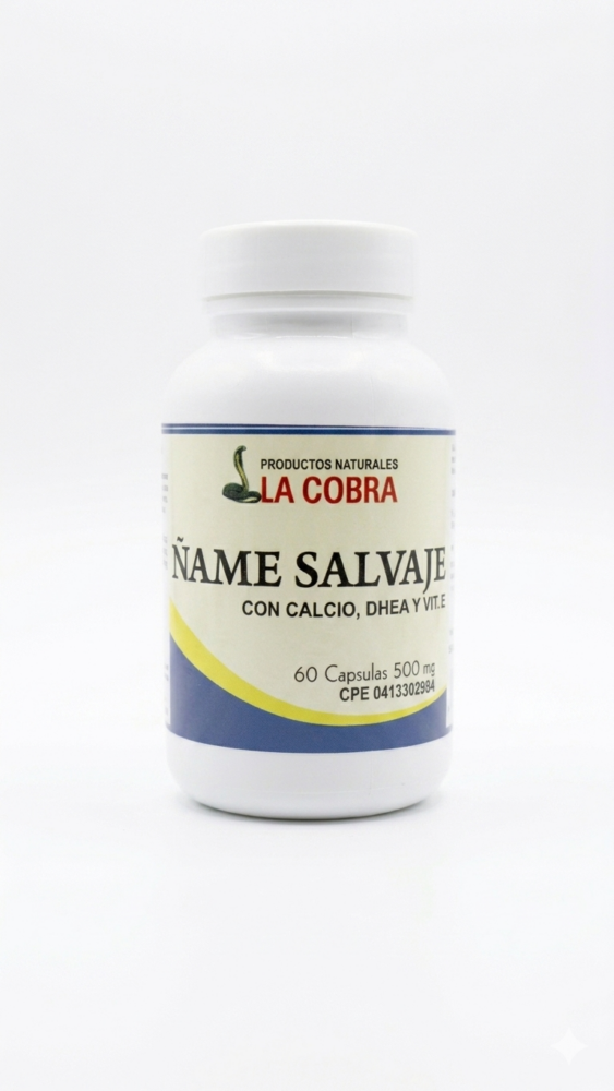 Ñame salvaje (con calcio, Dhea Y Vitamina E 60 Cap)