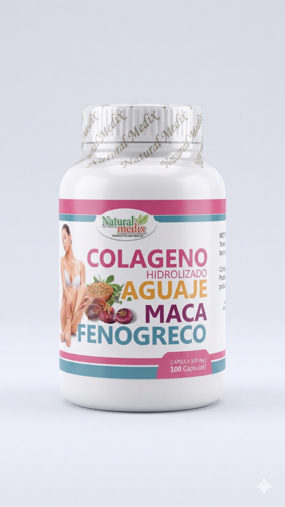 Colageno + Aguaje + Maca + Fenogreco (Natural Medix)
