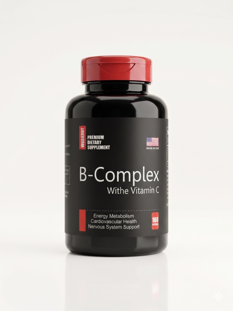 B-Complex Con Vitamina C — Workout 100 Capsulas Blandas
