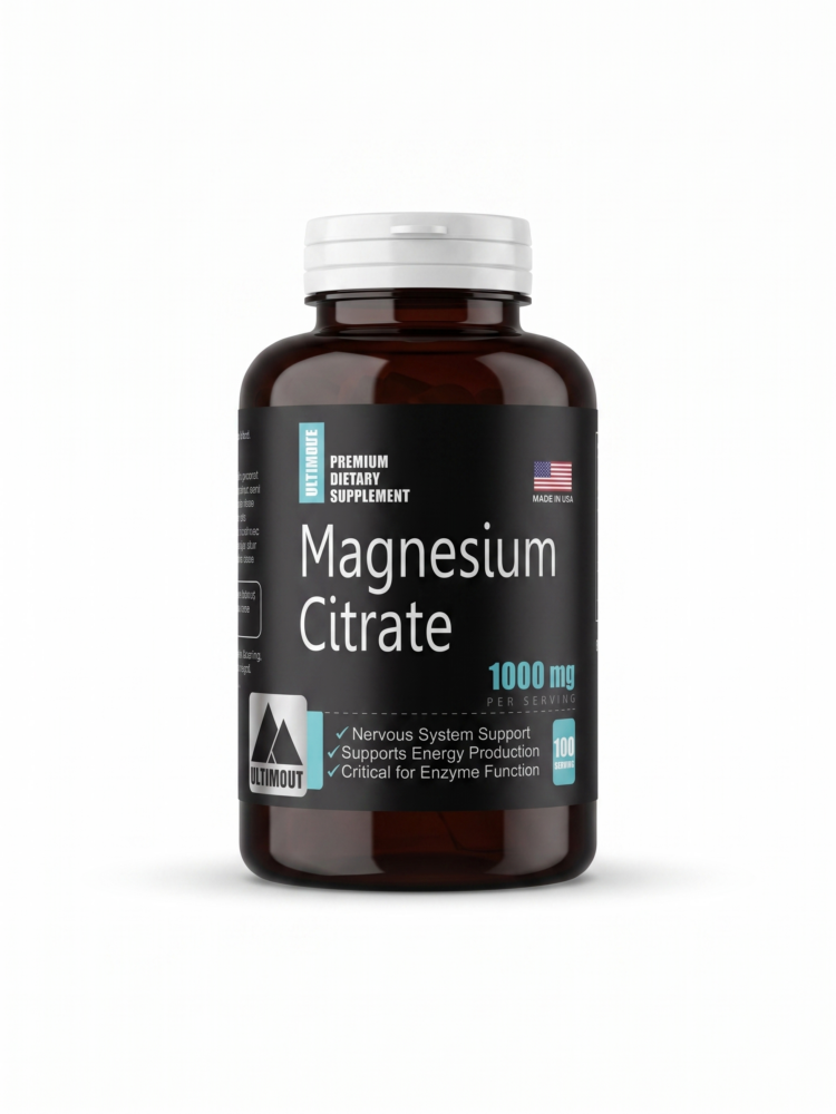 Magnesium Citrate 1000mg — Workout 100 softgels