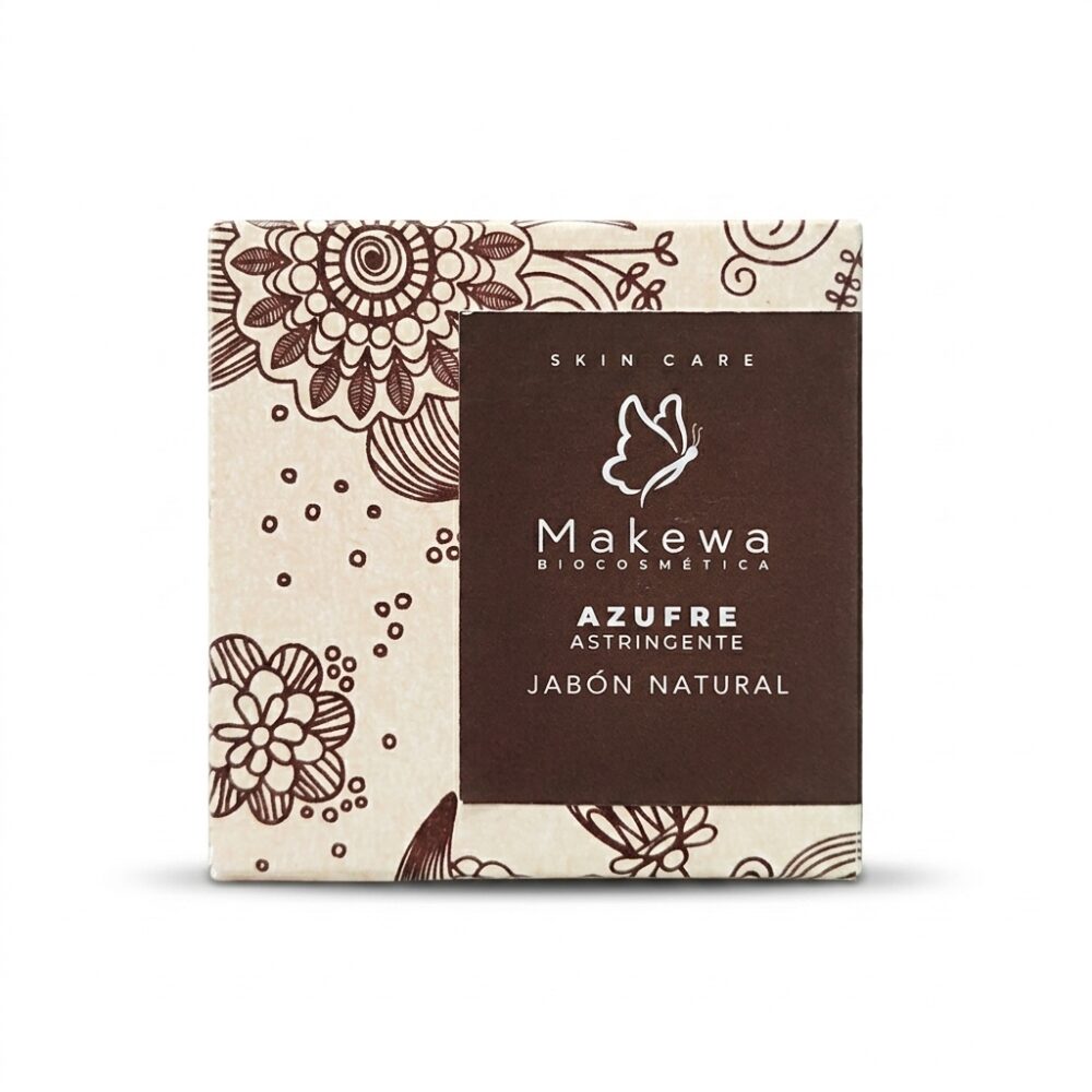 Jabón Natural de Azufre Astringente — Makewa Biocosmética