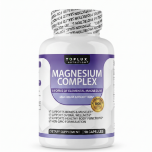 Magnesium Complex 1000mg 8 Tipos de Magnesios — Toplux Nutrition 90 Capsulas