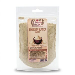 Pimienta Blanca Molida — 30g