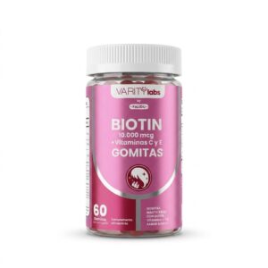 Biotina 10.000 mcg + Vitaminas C y E Gomitas— Varity Labs