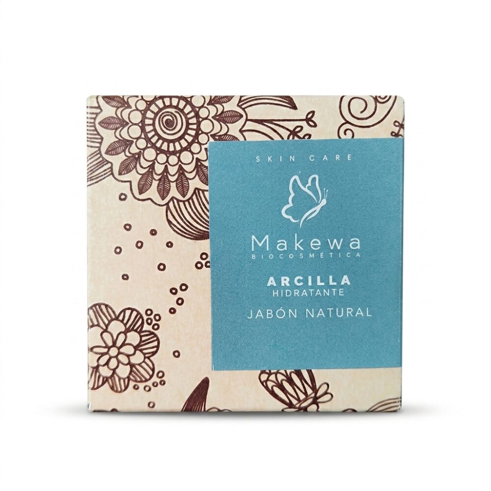 Jabón Natural de Arcilla Hidratante — Makewa Biocosmética