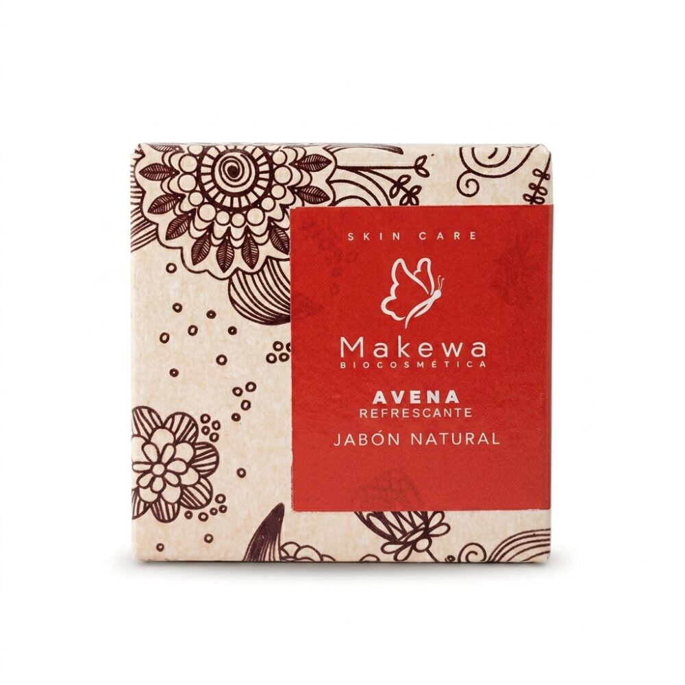 Jabón Natural de Avena Refrescante — Makewa Biocosmética