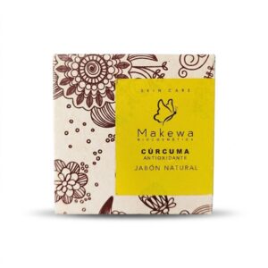 Jabón Natural de Cúrcuma Antioxidante — Makewa Biocosmética
